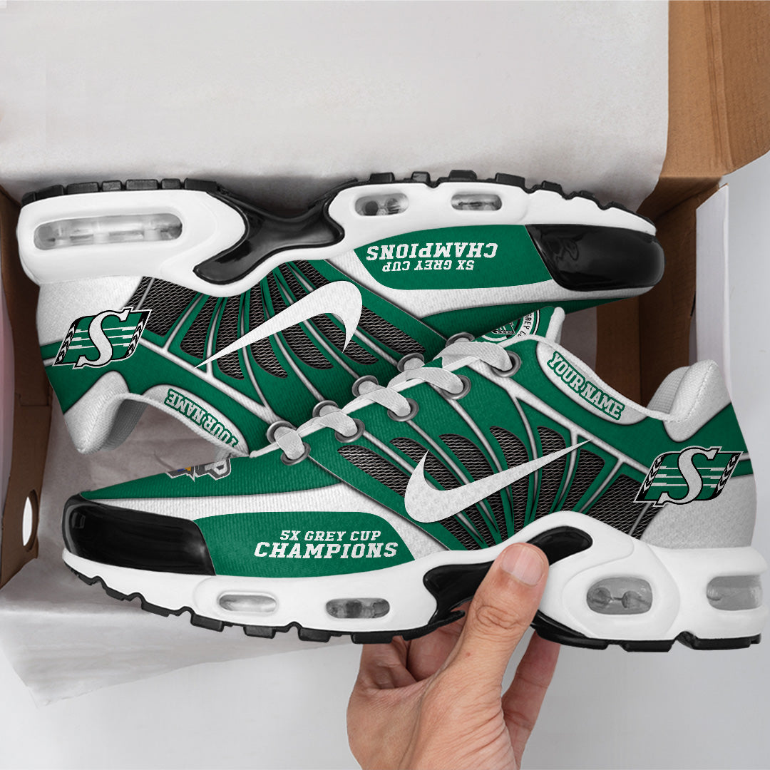 Personalized Saskatchewan Roughriders 2025 Grey Cup Champions Air Max Shoes – TANTN19029