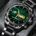 Saskatchewan Roughriders 2025 Grey Cup Champions Black Stainless Steel Watch – MAITM13908