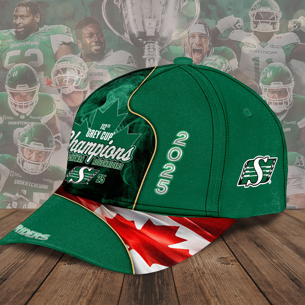 Saskatchewan Roughriders 2025 Grey Cup Champions Classic Cap – TMTHU3707