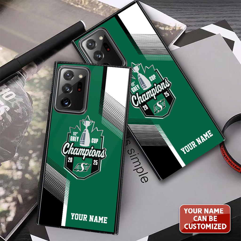 Personalized Saskatchewan Roughriders 2025 Grey Cup Champions Phone Case – MAITM13887