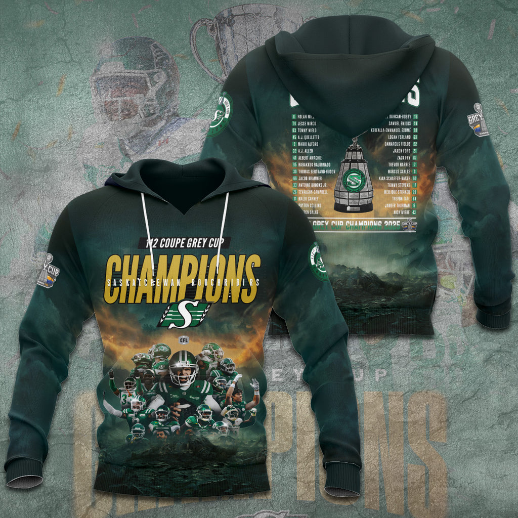 Saskatchewan Roughriders 3D Apparel – GNE4715