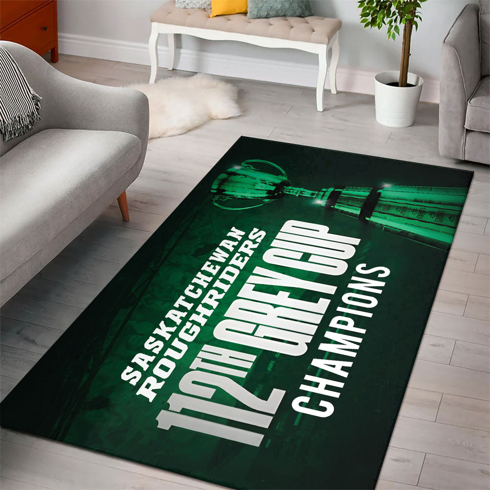 Saskatchewan Roughriders Rectangular Rug – TMTHU2664