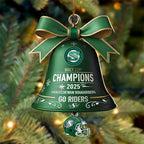 Saskatchewan Roughriders 2025 Grey Cup Champions Custom Shape 2-sided Acrylic Ornament – HOATT14845