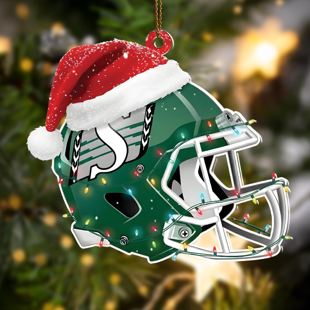 Saskatchewan Roughriders 2025 Grey Cup Champions Custom Shape 2-sided Acrylic Ornament – HOATT14860
