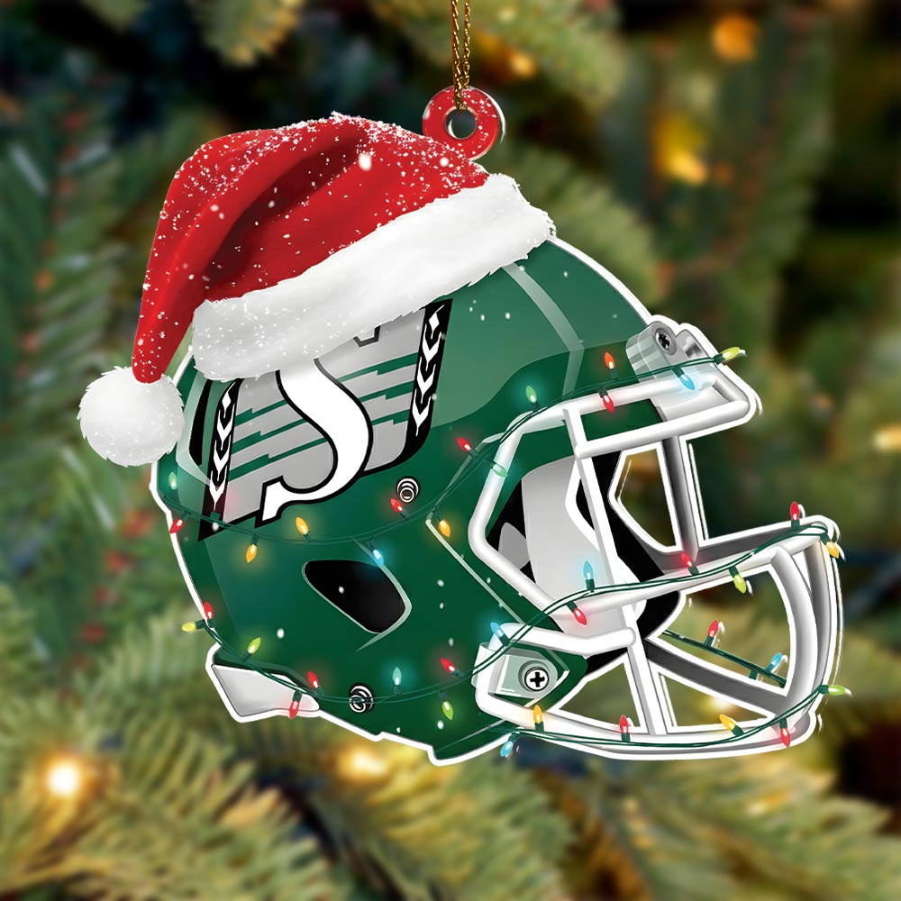 Saskatchewan Roughriders 2025 Grey Cup Champions Custom Shape 2-sided Acrylic Ornament – HOATT14860