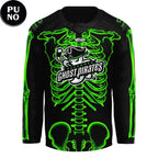 Savannah Ghost Pirates 2026 Halloween Skeleton Personalized Hockey Jersey