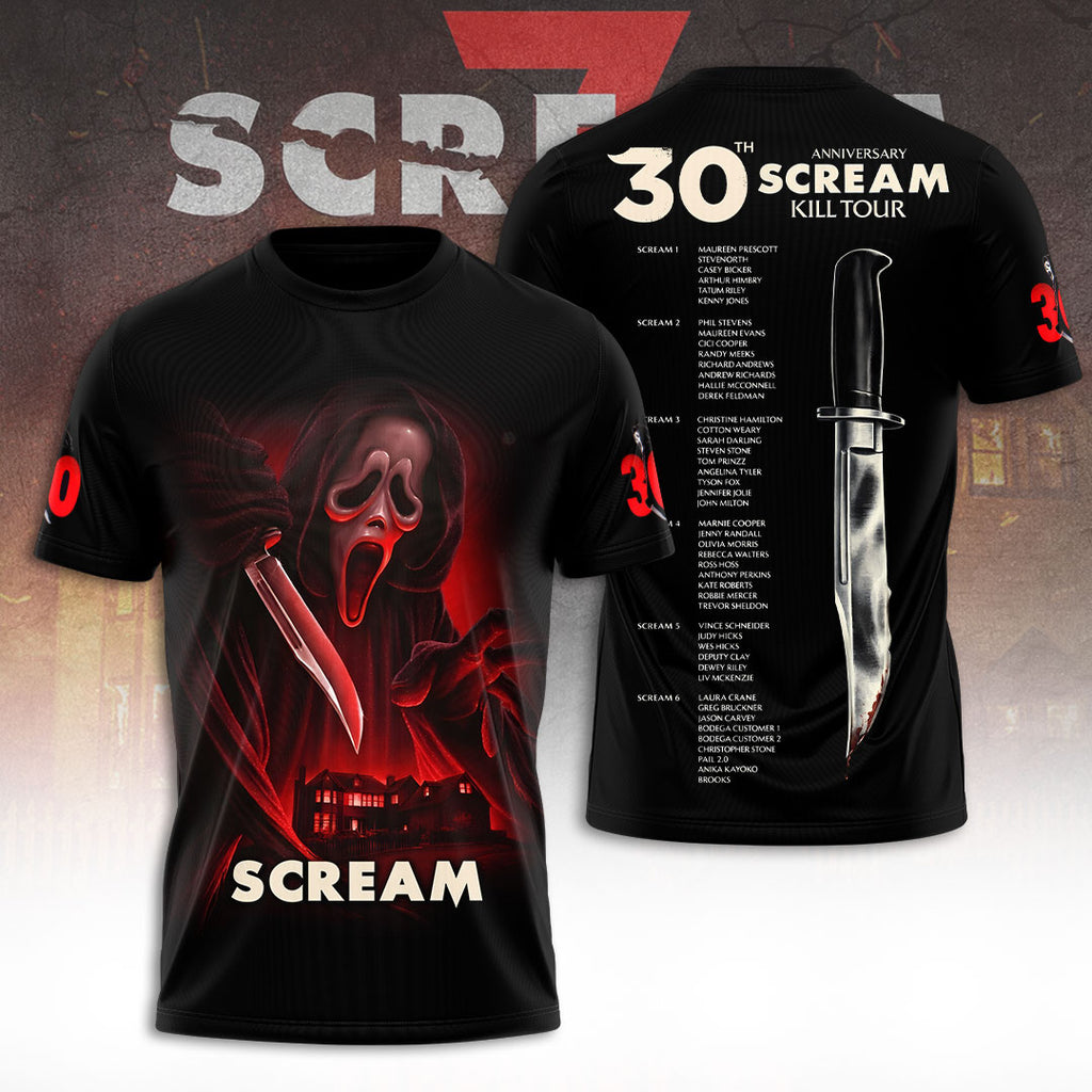 Scream 30th Anniversary 2026 3D Apparel – TANTN21588
