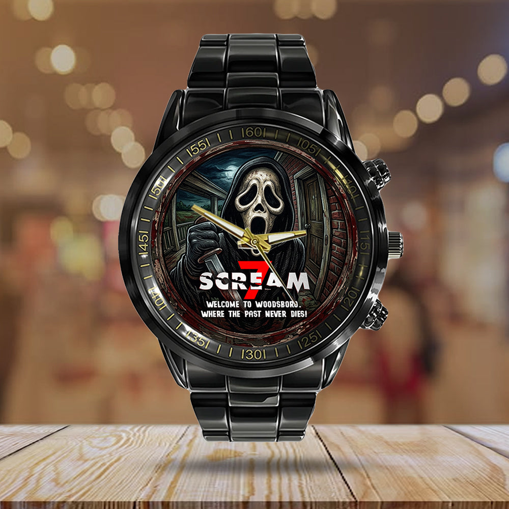 Scream 30th Anniversary Black Stainless Steel Watch – GNE5941