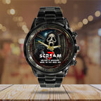 Scream 30th Anniversary Black Stainless Steel Watch – GNE5941