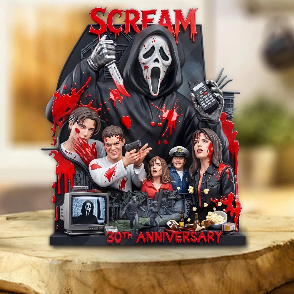 Scream 30th Anniversary Custom Shape Acrylic Plaque – GNE5920
