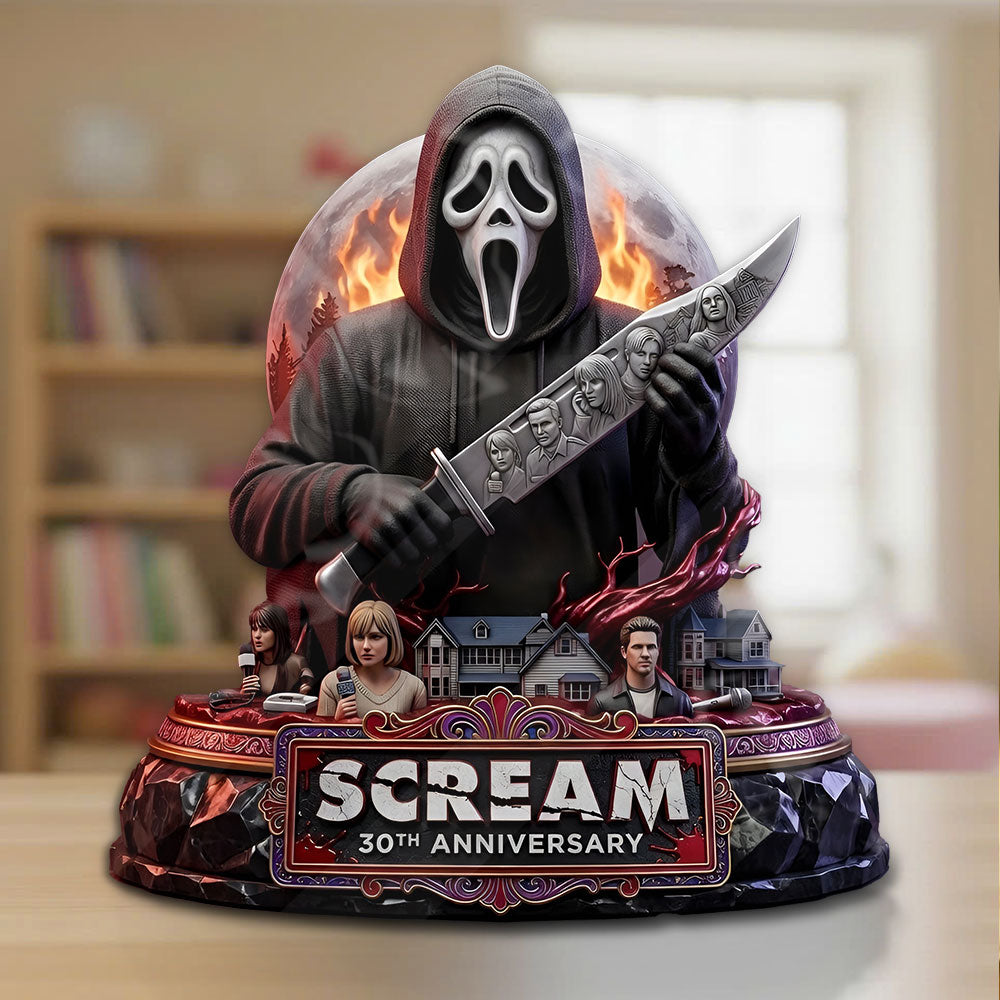 Scream 30th Anniversary Custom Shape Acrylic Plaque – TMTHU4602