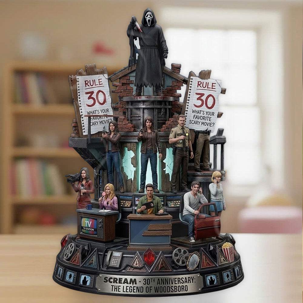Scream 30th Anniversary Custom Shape Acrylic Plaque – TMTHU5893