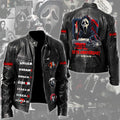 Scream 30th Anniversary Motorcycle Leather Jacket – TMTHU4220