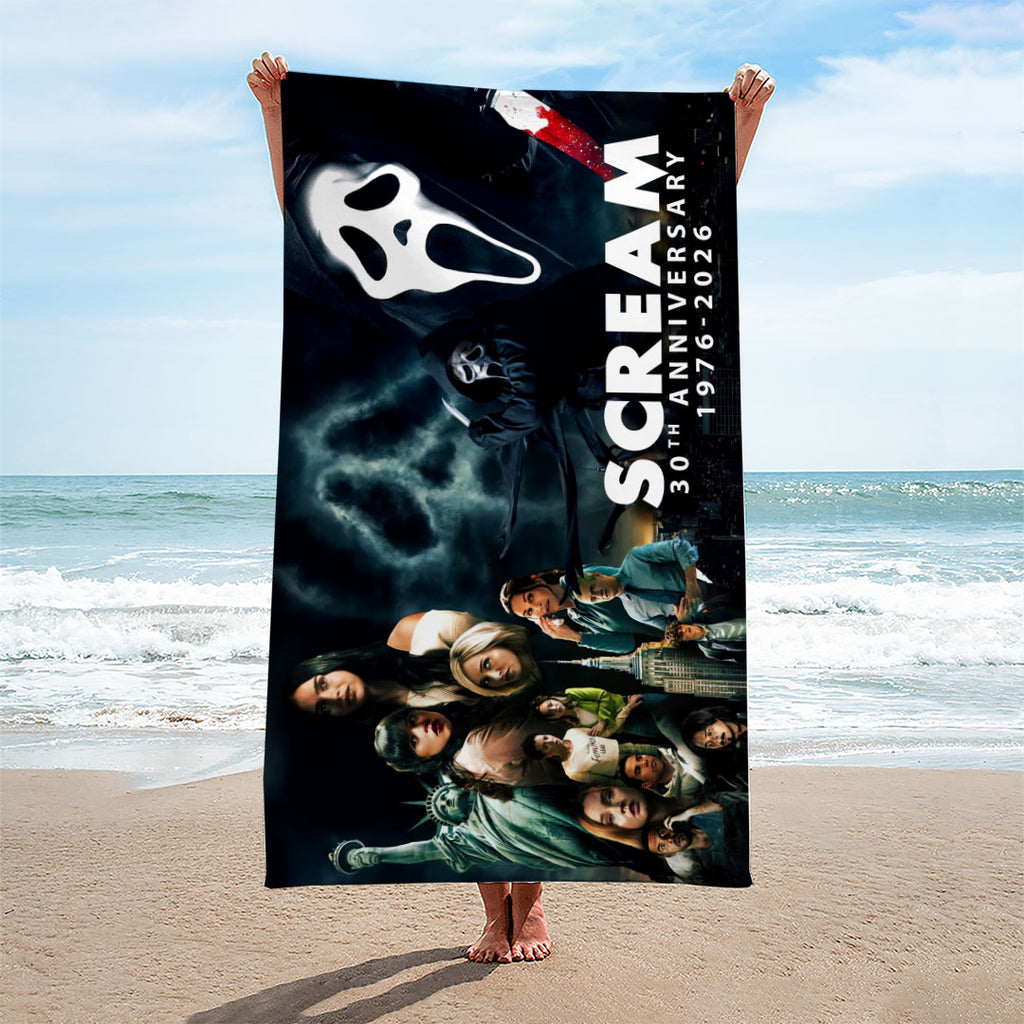 Scream 30th Anniversary Rectangle Beach Towel – HOATT16476