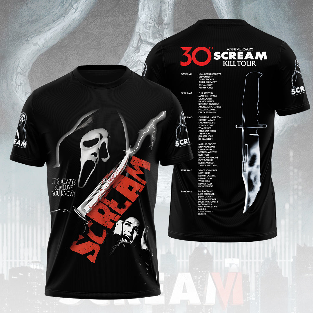 Scream 30th Anniversary 3D Apparel – HOATT16319