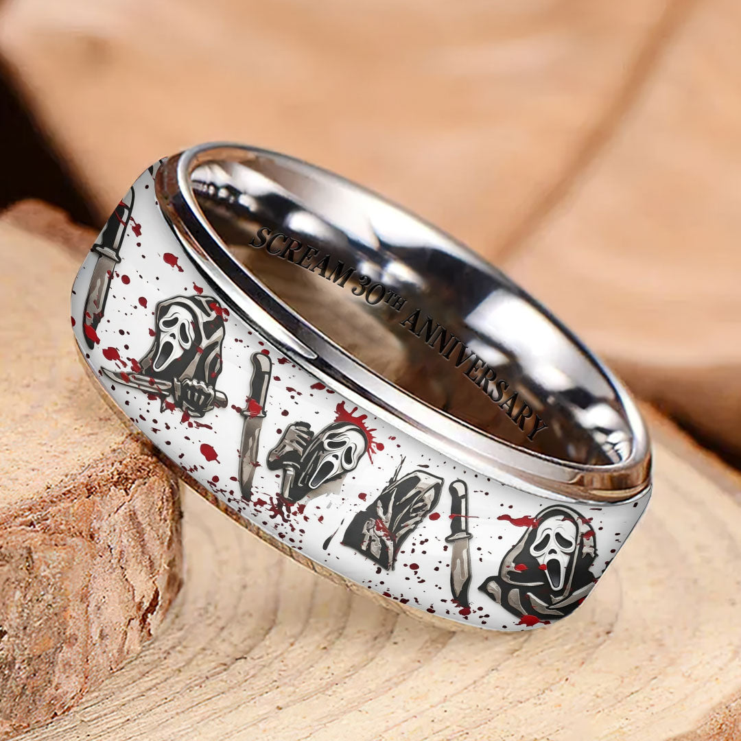 Scream 30th Anniversary Custom Alloy Ring – TMTHU4213