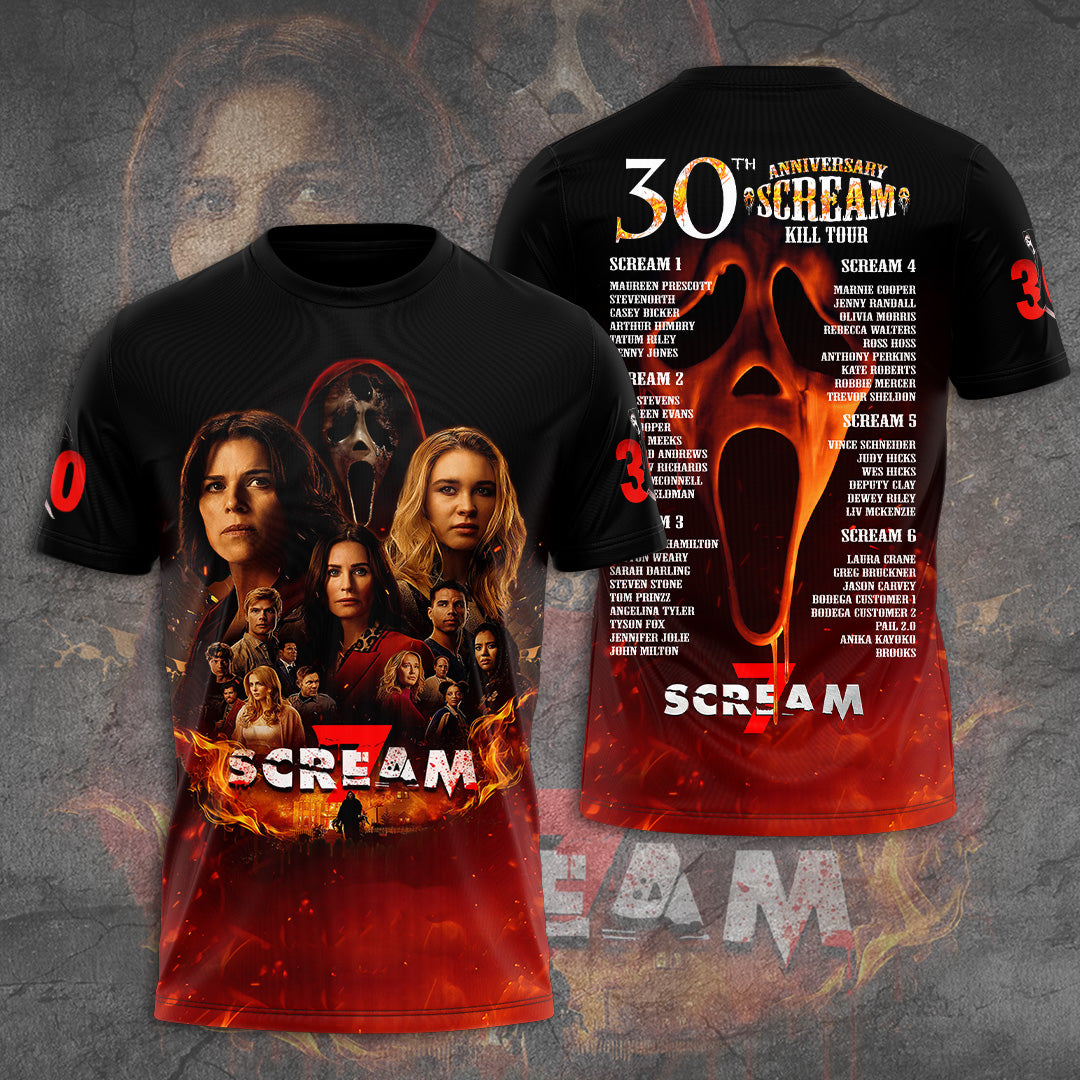 Scream 30th Anniversary 3D Apparel – GNE5459
