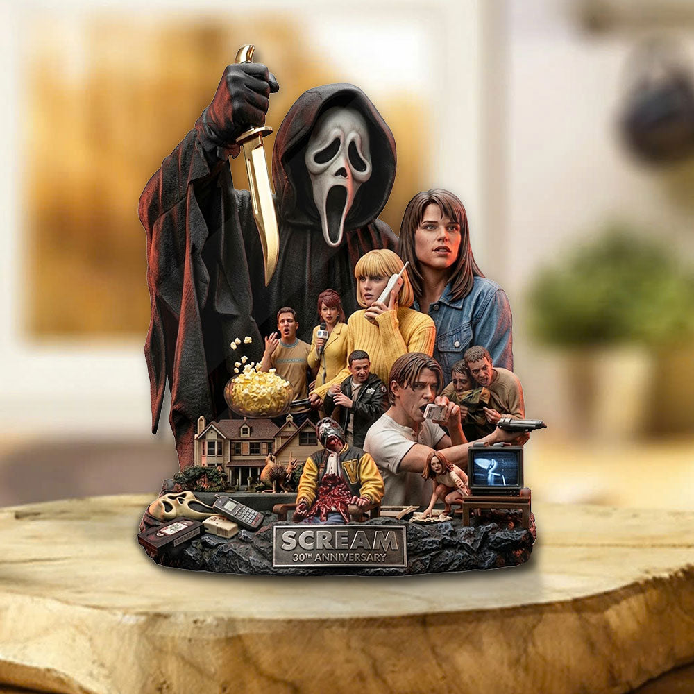 Scream 30th Anniversary Custom Shape Acrylic Plaque – TMTHU4153