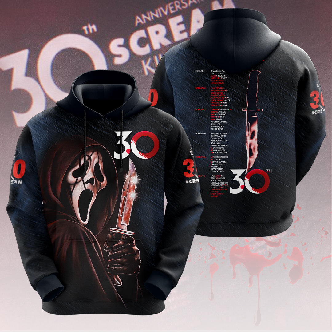 Scream 30th Anniversary 3D Apparel – HOATT16421