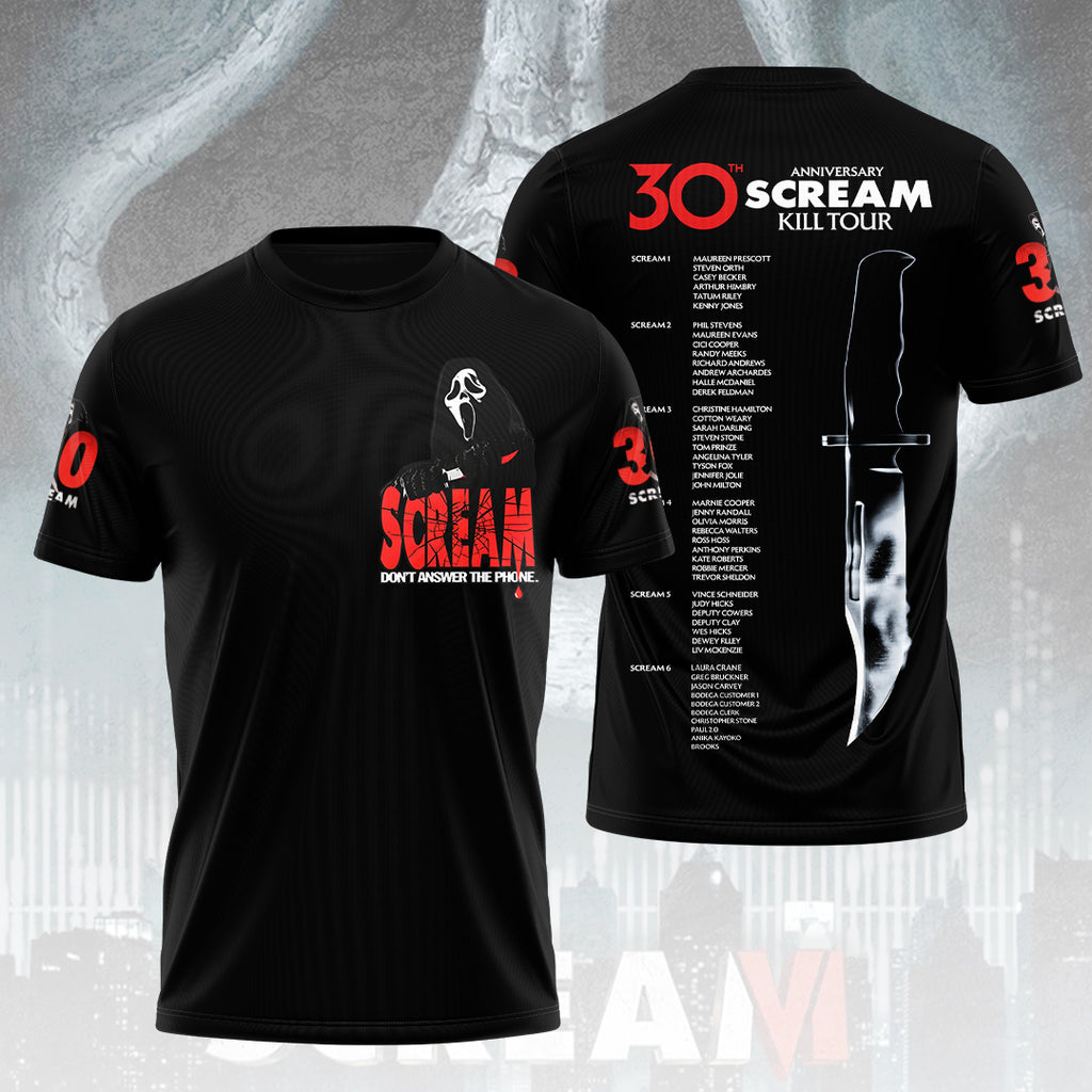 Scream 30th Anniversary 3D Apparel – HOATT16376