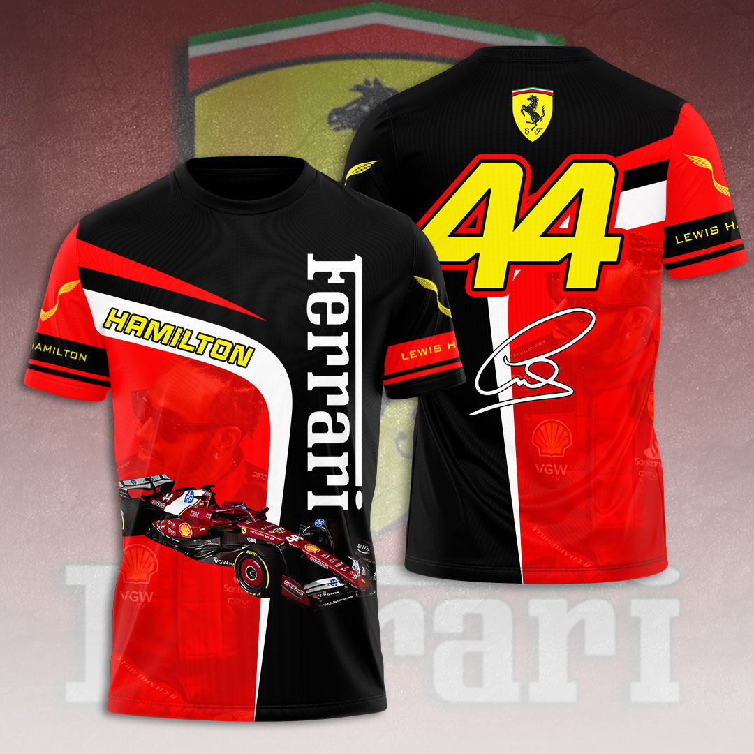 Scuderia Ferrari x Lewis Hamilton 3D Apparel – HOATT 9821