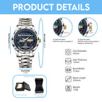 Seattle Seahawks 2025 NFC Champions Alloy Luxury Quartz Watch – TANTN20676
