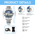 Seattle Seahawks 2025 NFC Champions Alloy Luxury Quartz Watch – TANTN20680
