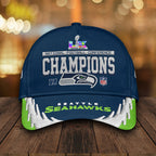 Seattle Seahawks 2025 NFC Champions Classic Cap – HOATT15902