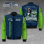 Seattle Seahawks 2025 NFC West Champions 3D Bomber Jacket – HOATT15528