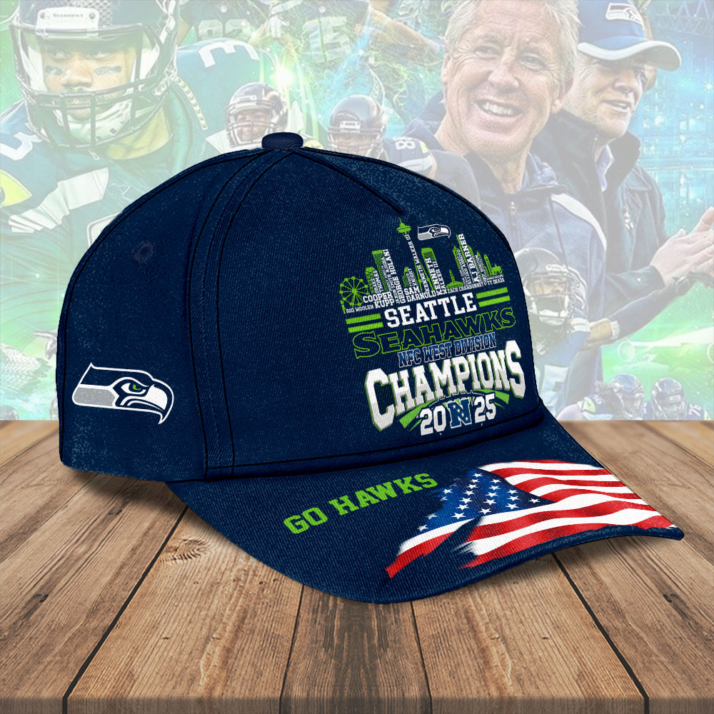 Seattle Seahawks 2025 NFC West Champions Classic Cap – HOATT15745