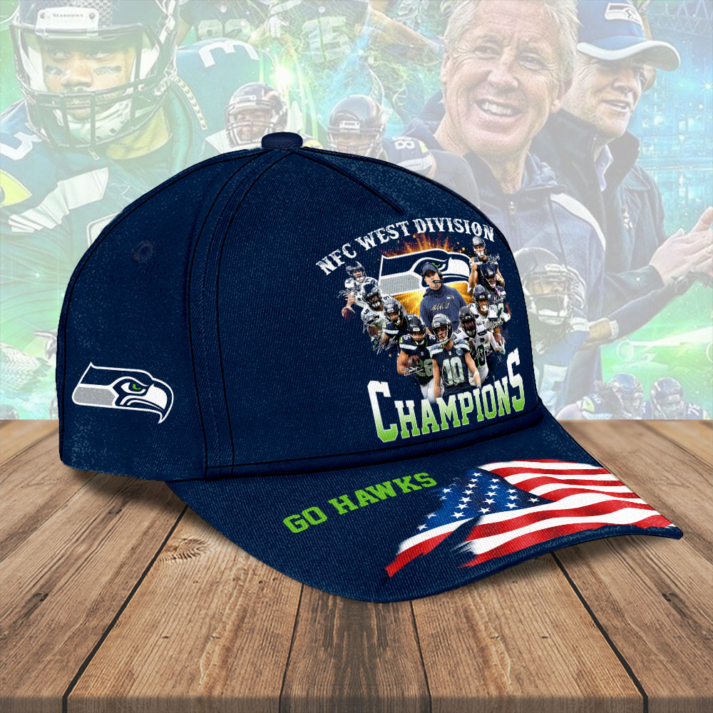 Seattle Seahawks 2025 NFC West Champions Classic Cap – HOATT15843