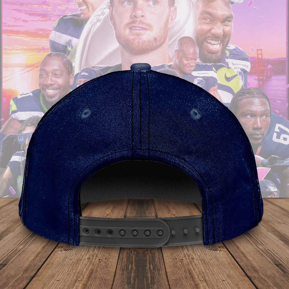 Seattle Seahawks 2025 Super Bowl LX Champions Classic Cap – TMTHU4005