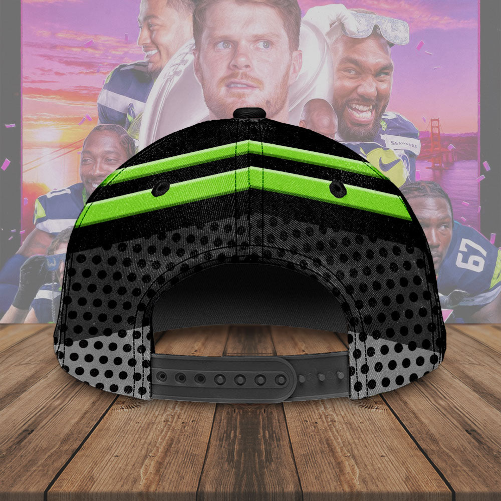 Seattle Seahawks 2025 Super Bowl LX Champions Classic Cap – TMTHU4064