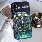Seattle Seahawks 2025 Super Bowl LX Champions Phone Case – TMTHU3879