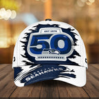 Seattle Seahawks 50th Anniversary Classic Cap – MAITM14449