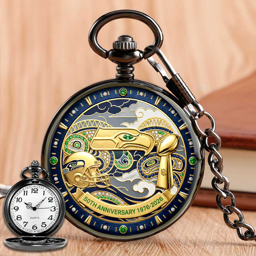 Seattle Seahawks 50th Anniversary Pocket Watch – MAITM14585