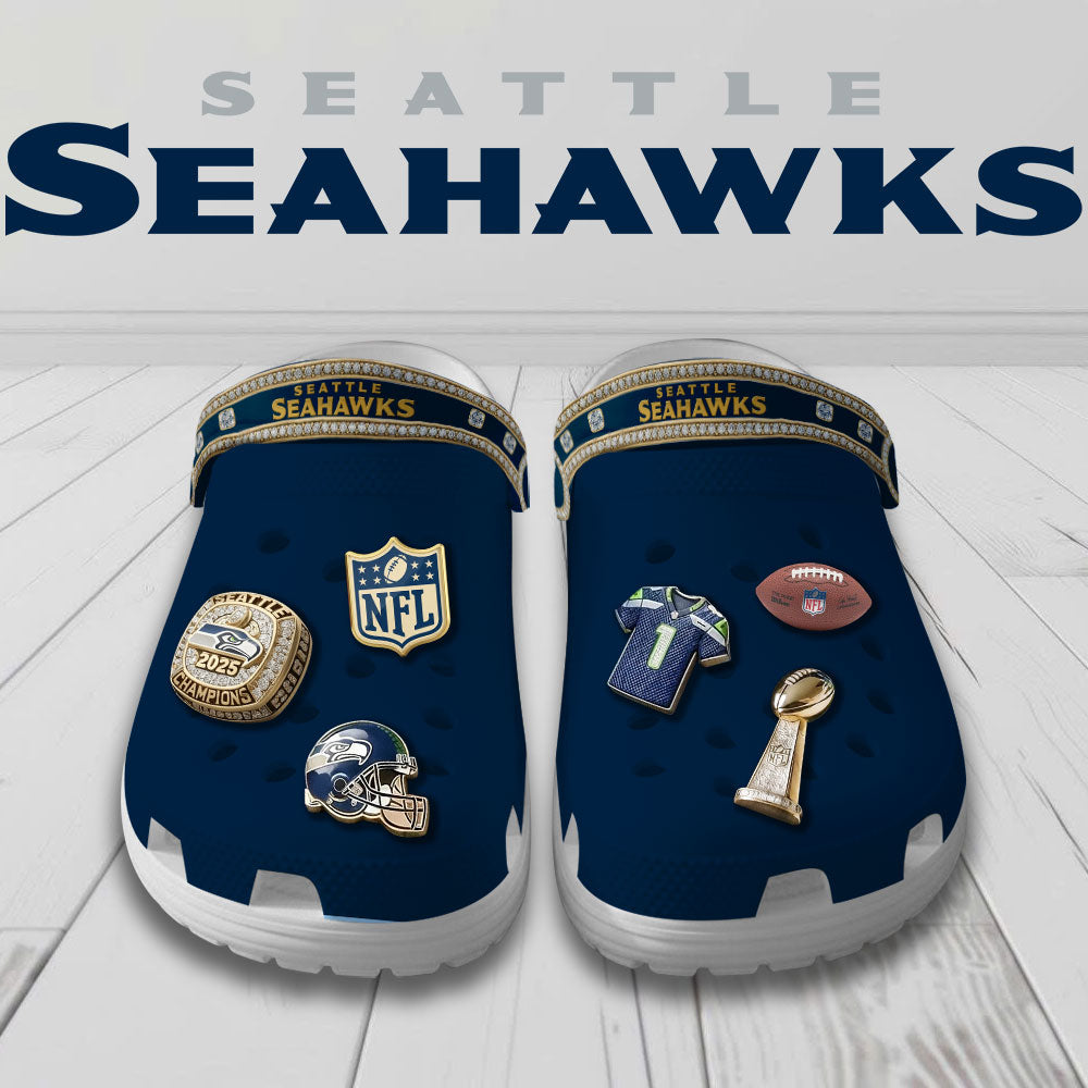 Seattle Seahawks Custom Clogs – TMTHU3730