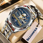 Seattle Seahawks Super Bowl LX Champions Alloy Luxury Quartz Watch – MAITM14780