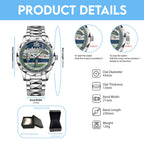 Seattle Seahawks Super Bowl LX Champions Alloy Luxury Quartz Watch – MAITM14837