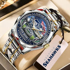 Seattle Seahawks Super Bowl LX Champions Alloy Luxury Quartz Watch – MAITM14877