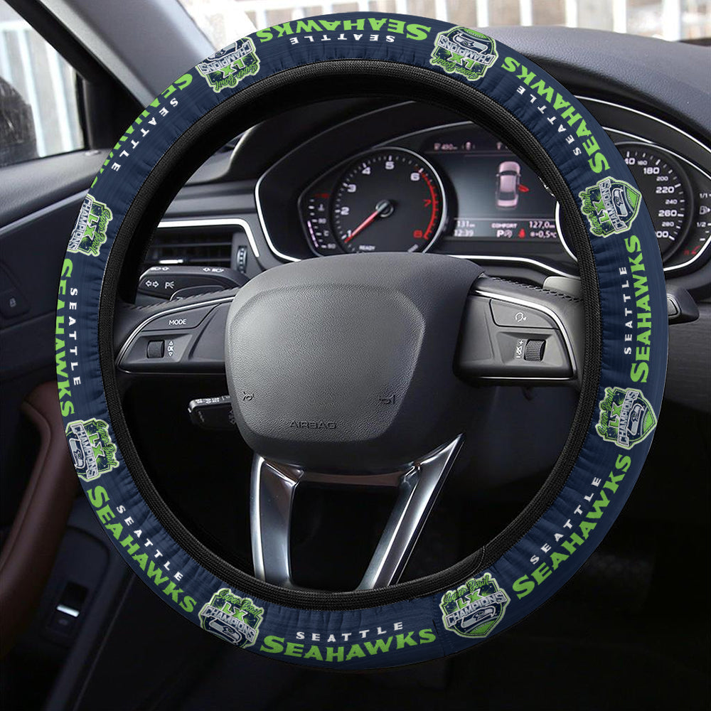 Seattle Seahawks Super Bowl LX Champions Steering Wheel Cover – MAITM14847
