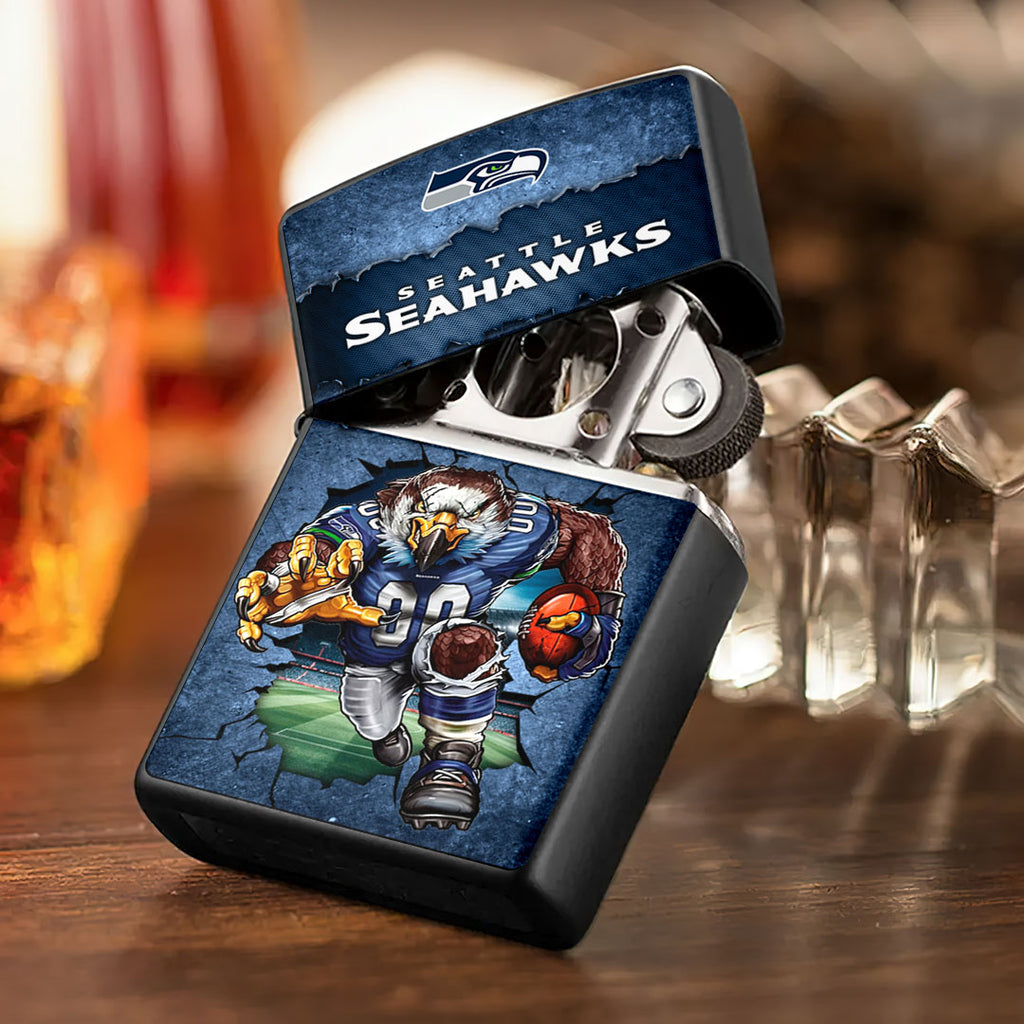 Seattle Seahawks Zippo Lighter Case (No Insert) – HOATT13338