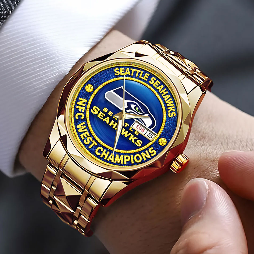 Seattle Seahawks Alloy Luxury Quartz Watch – TMTHU3420