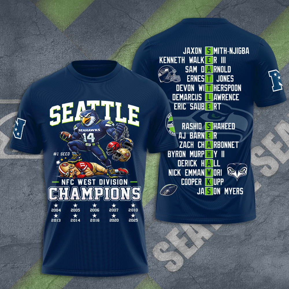 Seattle Seahawks 3D Apparel – TANTN19919