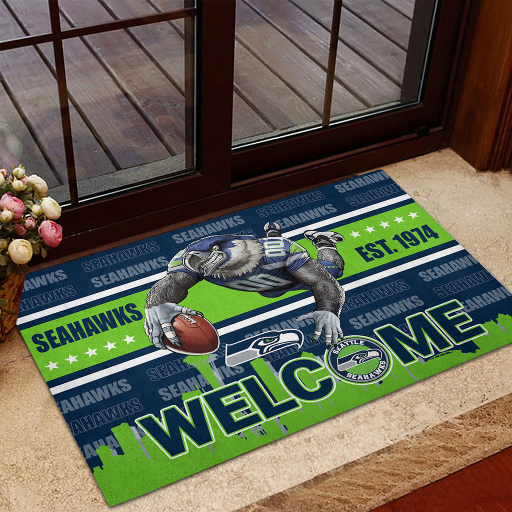 Seattle Seahawks Custom Doormat – HOATT12857