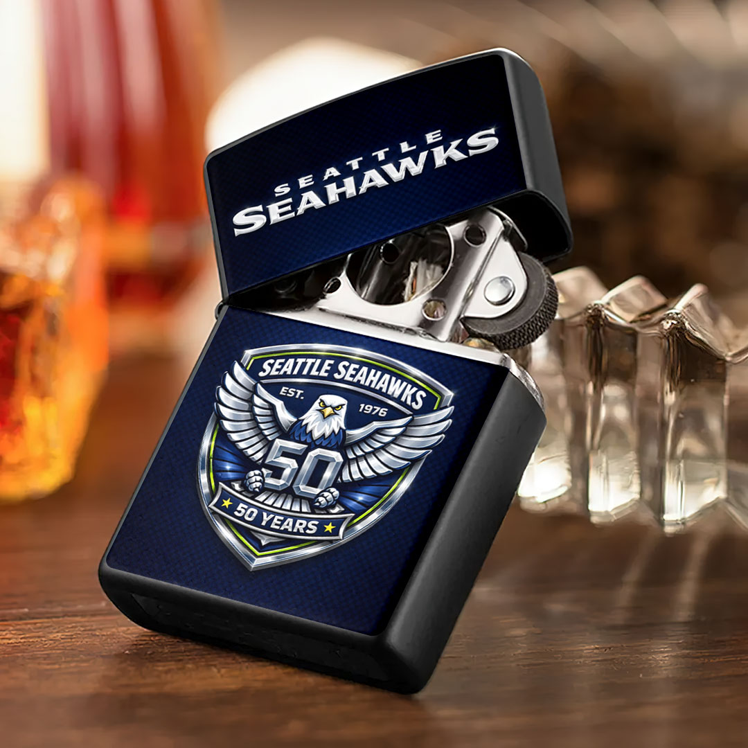 Seattle Seahawks Zippo Lighter Case (No Insert) – TMTHU3746