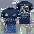Seattle Seahawks 2025 Super Bowl LX Champions 3D Apparel – TMTHU4041