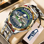 Seattle Seahawks Super Bowl LX Champions Alloy Luxury Quartz Watch – MAITM14791