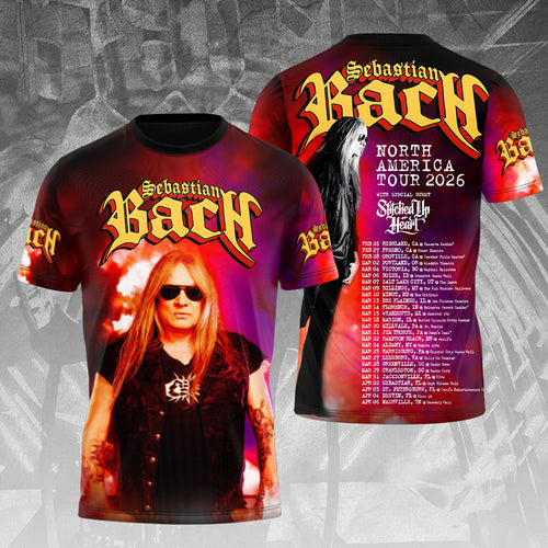 Sebastian Bach Tour 2026 3D Apparel – GNE4901