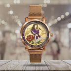 Selena 55th Anniversary Mesh Strap Quartz Watch – MAITM14596